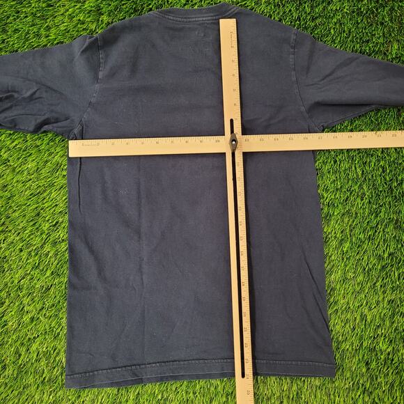 NIKE Center-Swoosh Slogan Shirt Teens Large 17x24 Navy-Blue - Picture 3 of 12